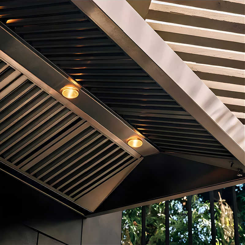 TrueFlame 36 Inch 1200 CFM Outdoor Rated Vent Hood - TF-VH-36