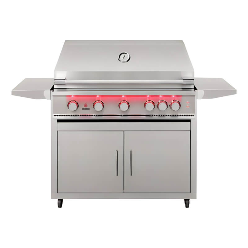 TrueFlame 40 Inch 5 Burner Freestanding Gas Grill