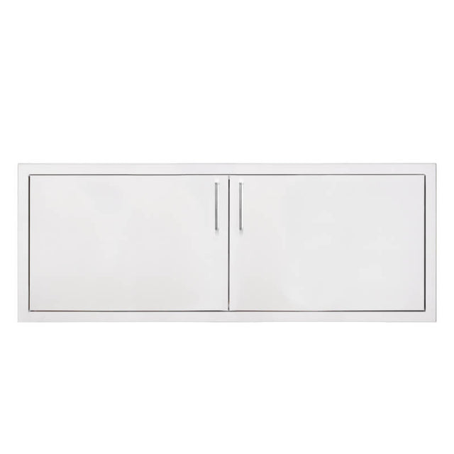 TrueFlame 45 Inch Masonry Stainless Steel Double Access Door - TF-DD-45M