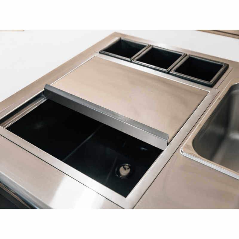 TrueFlame 30 Inch Built-In Beverage and Prep Station - TF-BC-30L