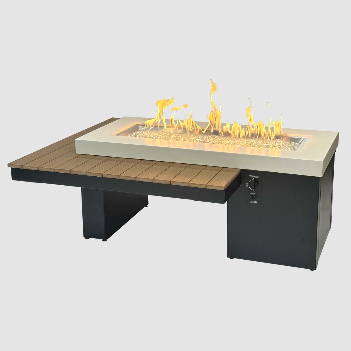 The Outdoor GreatRoom Uptown Linear Gas Fire Pit Table