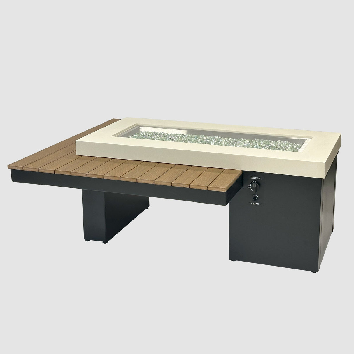 The Outdoor GreatRoom Uptown Linear Gas Fire Pit Table