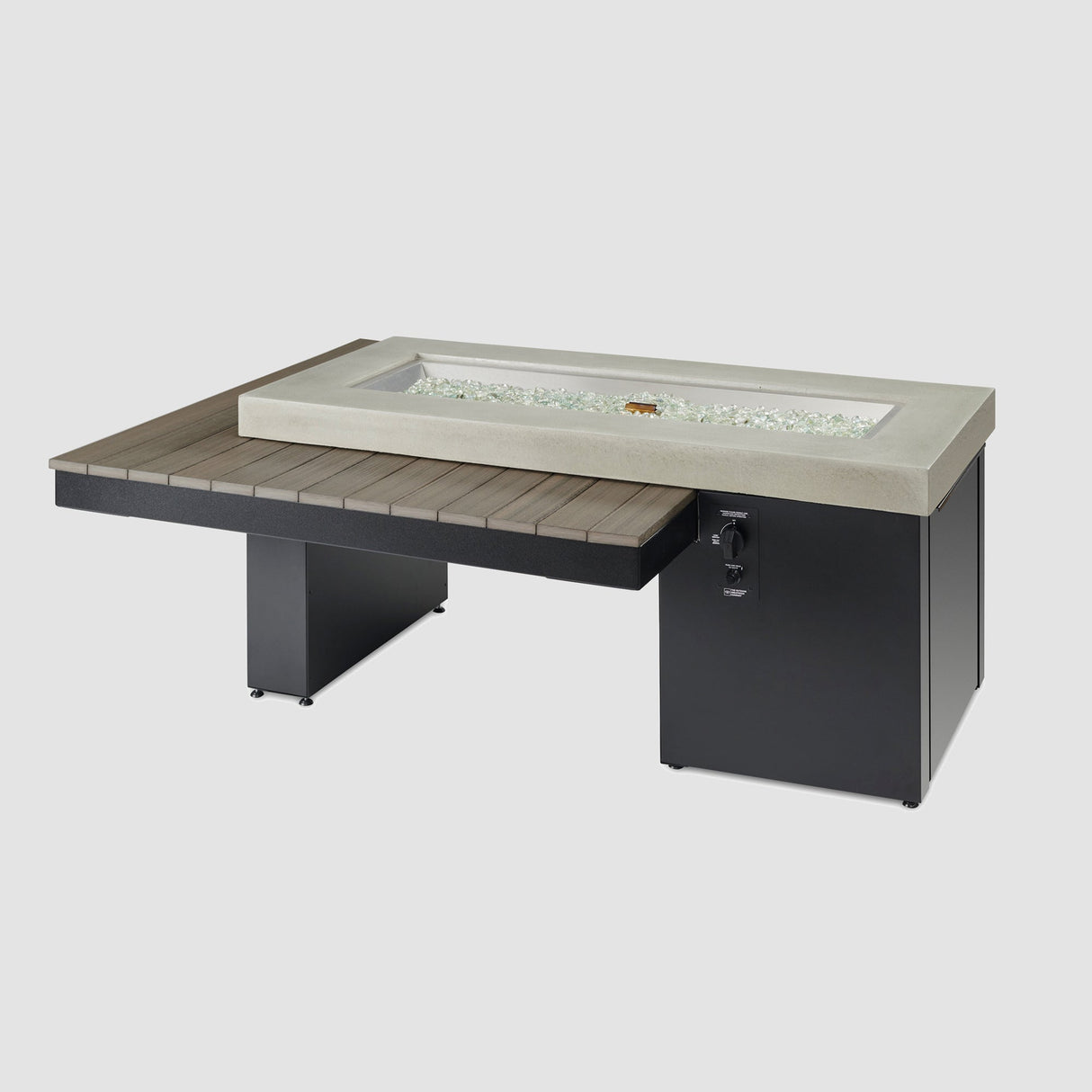 The Outdoor GreatRoom Uptown Linear Gas Fire Pit Table