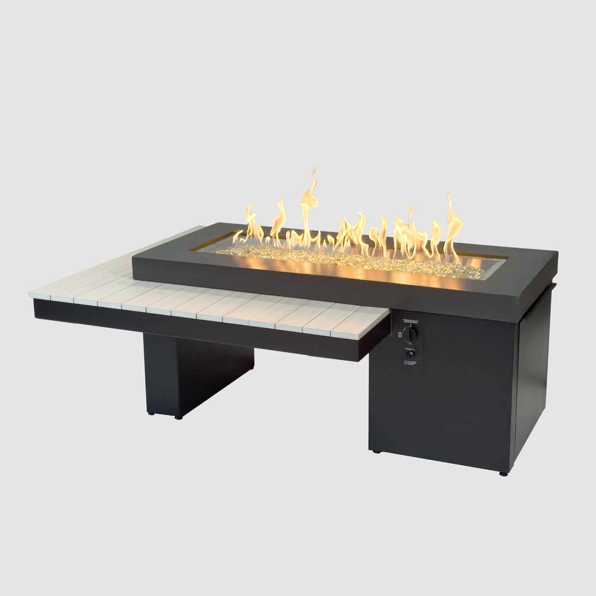 The Outdoor GreatRoom Uptown Linear Gas Fire Pit Table