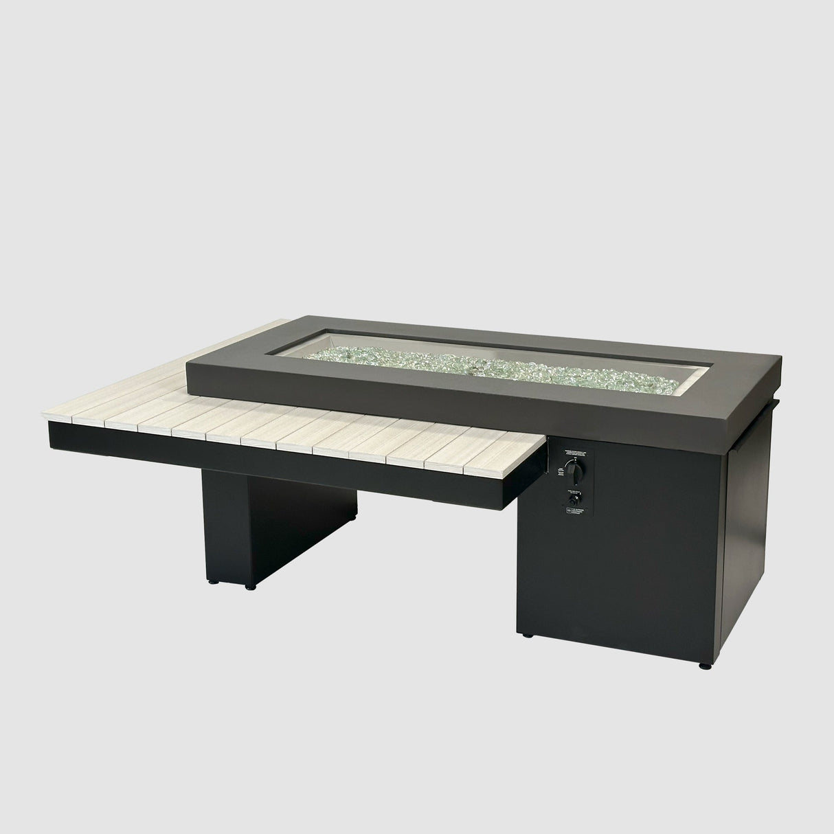 The Outdoor GreatRoom Uptown Linear Gas Fire Pit Table