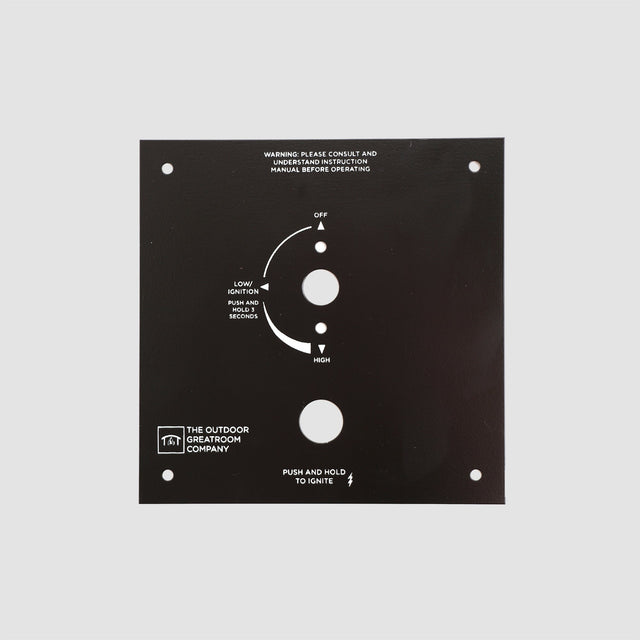The Outdoor GreatRoom Crystal Fire Plus Control Panel - 6.38" x 6.38"