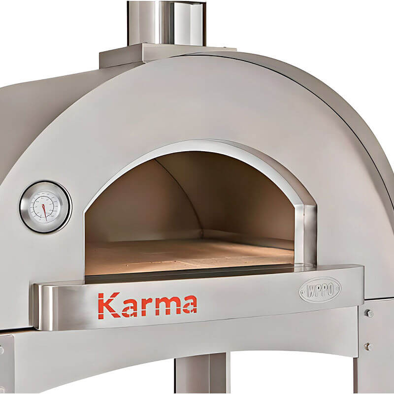 WPPO Karma Professional 32 Inch Stainless Steel Wood Fired Pizza Oven - WKK-02S-304SS-2