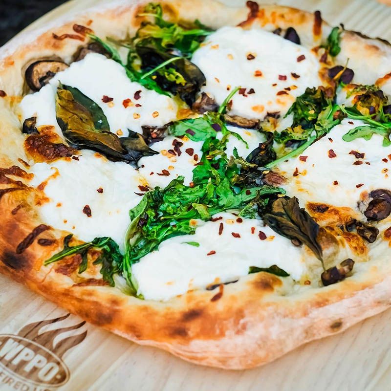 WPPO Karma 42 Inch Wood Fired Pizza Oven w/ Cart