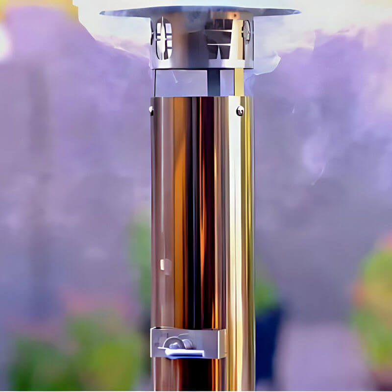 WPPO Karma Professional 42 Inch Stainless Steel Wood Fired Pizza Oven - WKK-03S-304SS