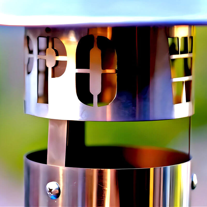 WPPO Karma Professional 32 Inch Stainless Steel Wood Fired Pizza Oven - WKK-02S-304SS-2