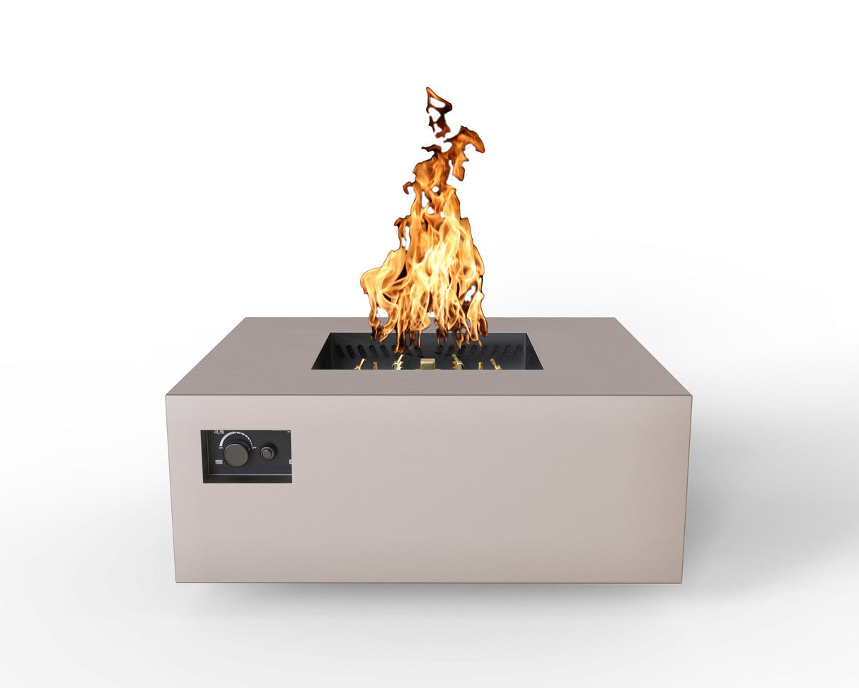 Warming Trends AON Powder-Coated Steel Square Fire Table