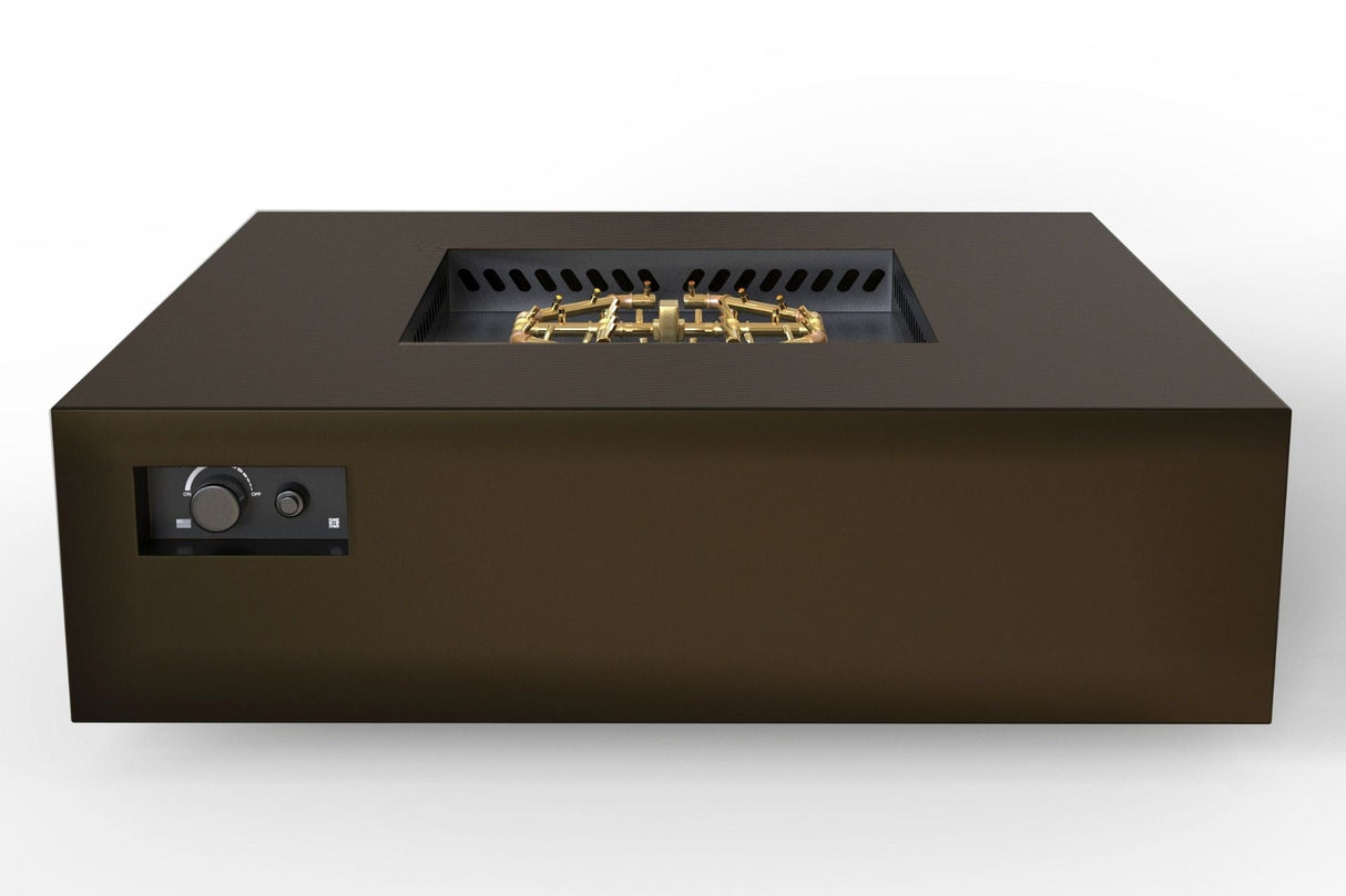 Warming Trends AON Powder-Coated Steel Square Fire Table