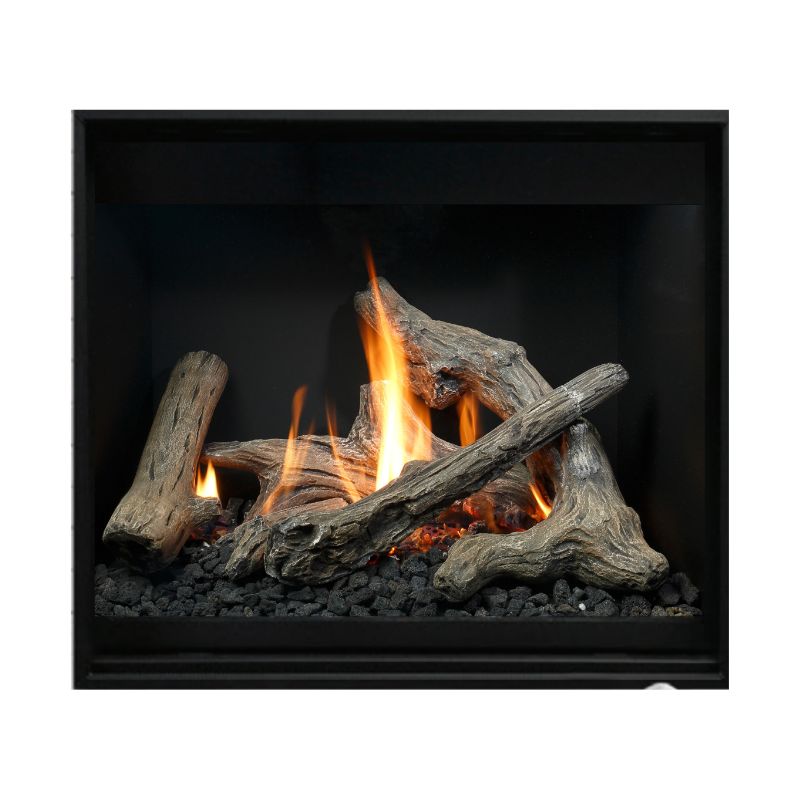 Media Options for Kingsman ZCV34 Direct Vent Gas Fireplace