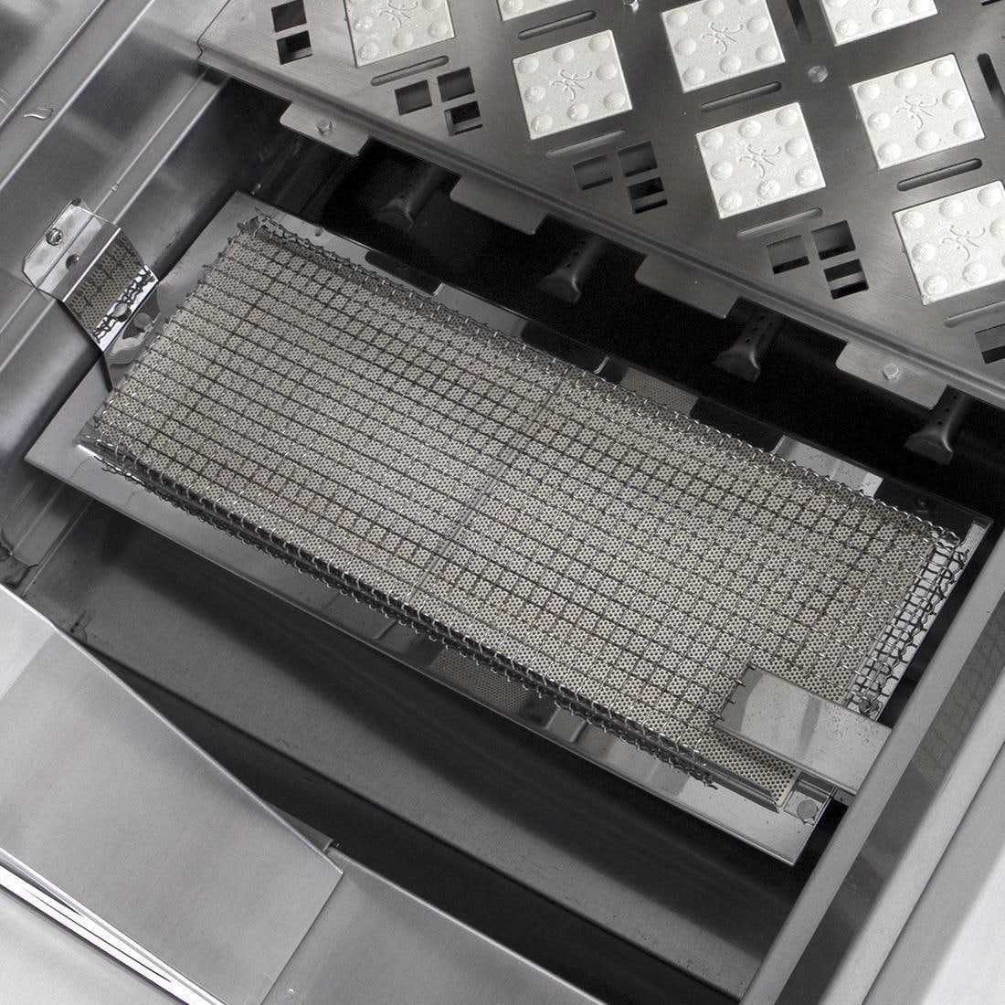 Hestan 36-Inch Natural Gas Grill W/ Rotisserie On Double Drawer & Door Tower Cart