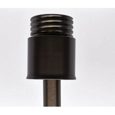 Lumien Brass Path Light Module with 18" Riser, 4W, 230 Lumens, 3000K, Adjustable Beam Spread, Antique Finish - w/ LAP-002