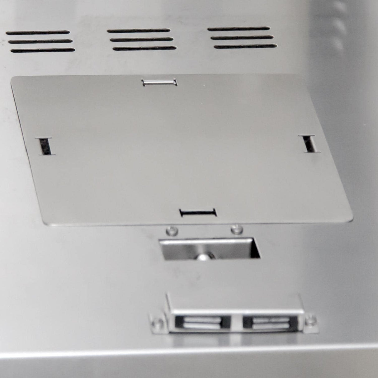 Blaze Stainless Steel Propane Tank Hole Cover for Grill Carts