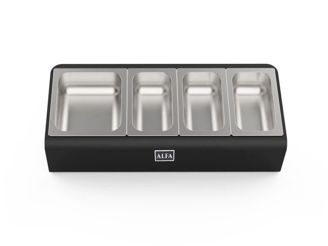 Alfa Forni Topping Station 4 Trays With Lids