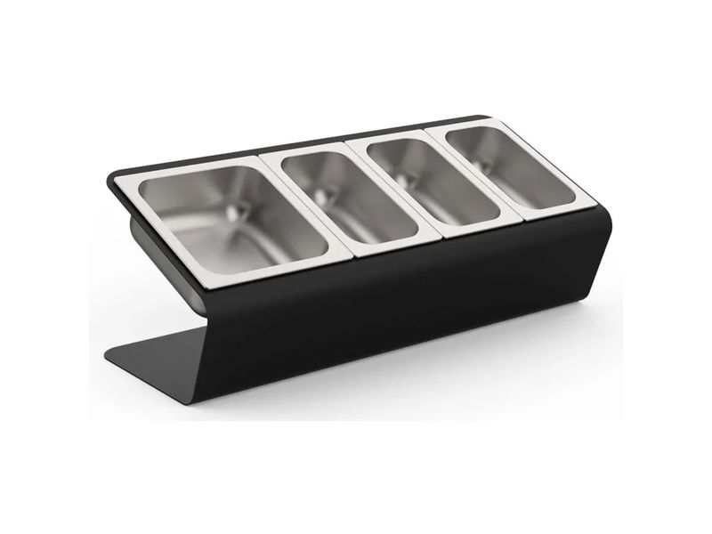 Alfa Forni Topping Station 4 Trays With Lids