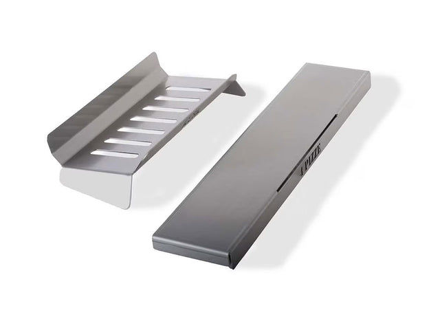 Alfa Classico 2 Pizze 38-Inch Gas Anthracite Grey Pizza Oven on Wrinkle Black Oven Base