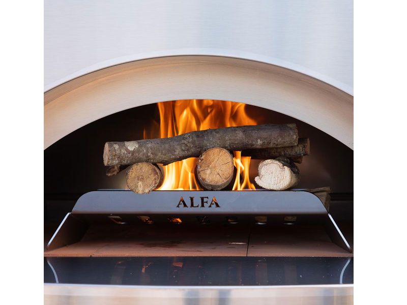 Alfa Stone M & Futuro 2 Pizze Wood Burning Hybrid Kit