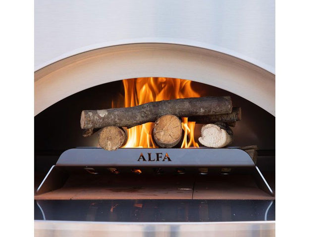 Alfa Stone L & Futuro 4 Pizze Wood Burning Hybrid Kit