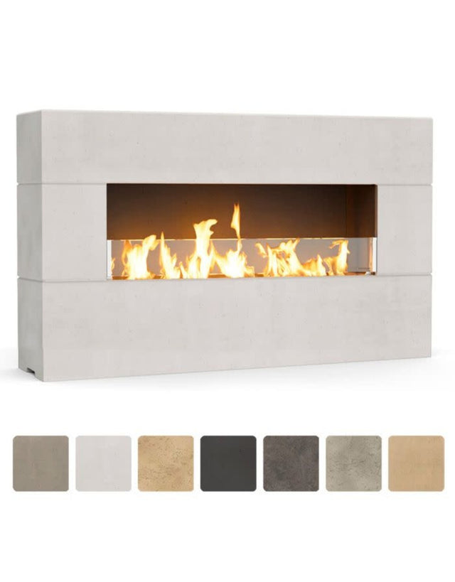 American Fyre Designs Milan Low Linear Fireplace - view 1