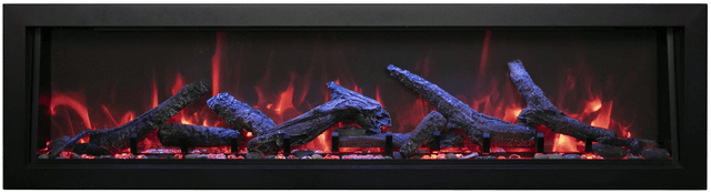 Amantii Panorama Deep Lumina 40" Indoor/Outdoor Electric Fireplace