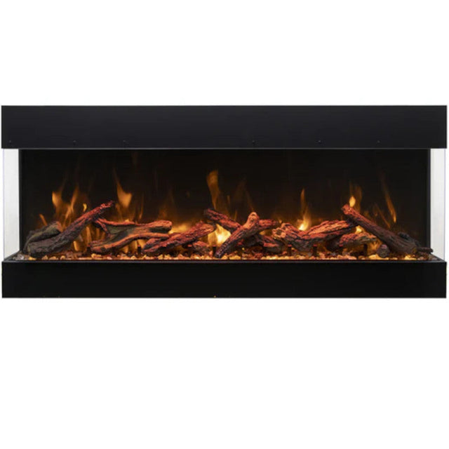 Amantii Tru-View Bespoke 85" Indoor/Outdoor 3-Sided Electric Fireplace
