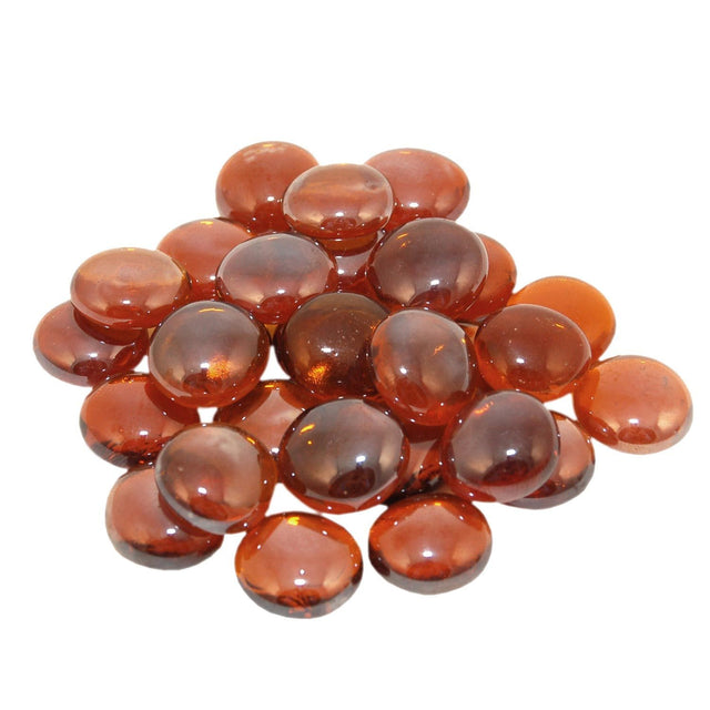 American Fyre Designs Deep Amber Fyre Gems fire media - 40 lb bucket