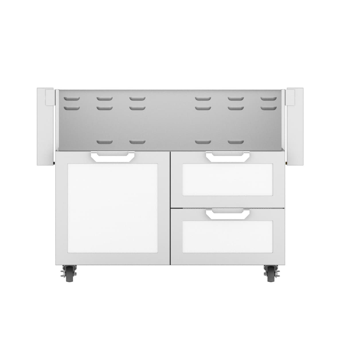 Hestan Double Drawer And Door Tower Cart For 42-Inch Gas Grill