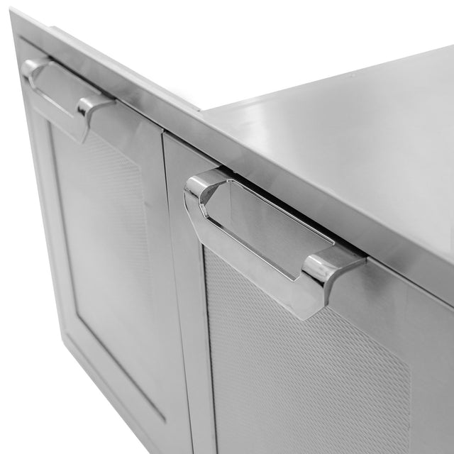 Hestan 36-Inch Propane Tank/Trash Drawer & Storage Cabinet Combo