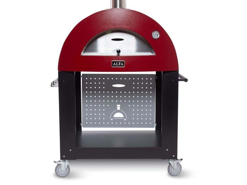 Alfa Oven Base for 4 Pizze - Black