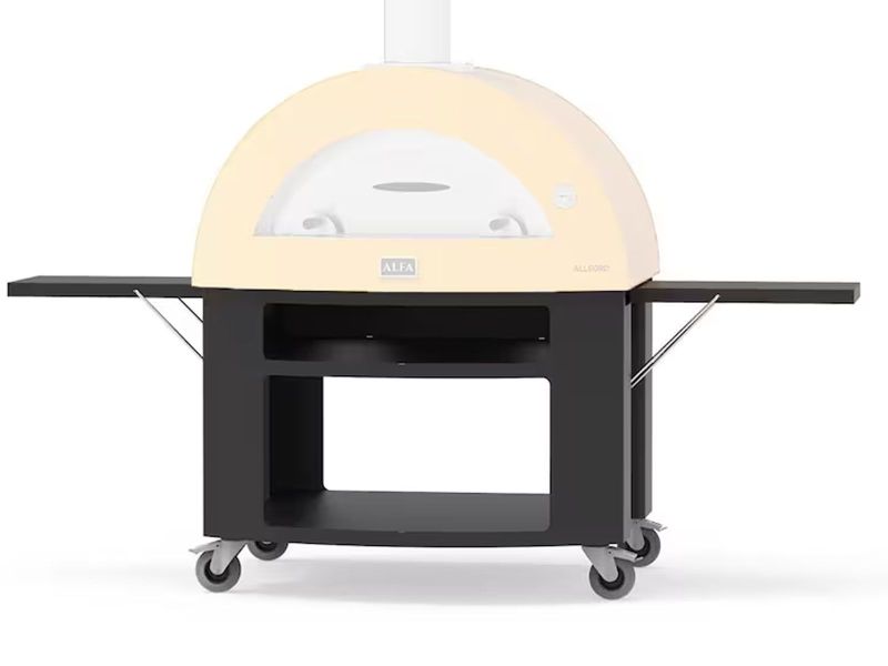 Alfa Oven Base for 5 Pizze - Wrinkle Black
