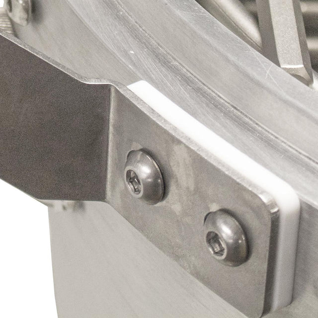 Blaze Kamado side handles fitted to grill