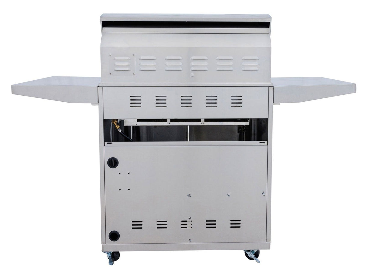 Blaze LTE PRO 32-Inch 4-Burner Gas Grill With Rear Infrared Burner & Rotisserie with Cart