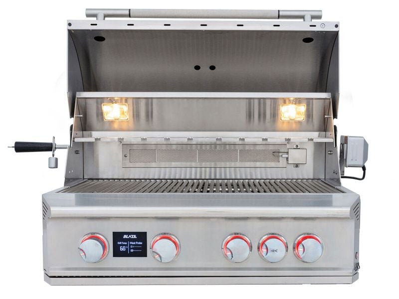 Blaze LTE PRO 32-Inch 4-Burner Built-In Gas Grill With Rear Infrared Burner & Rotisserie
