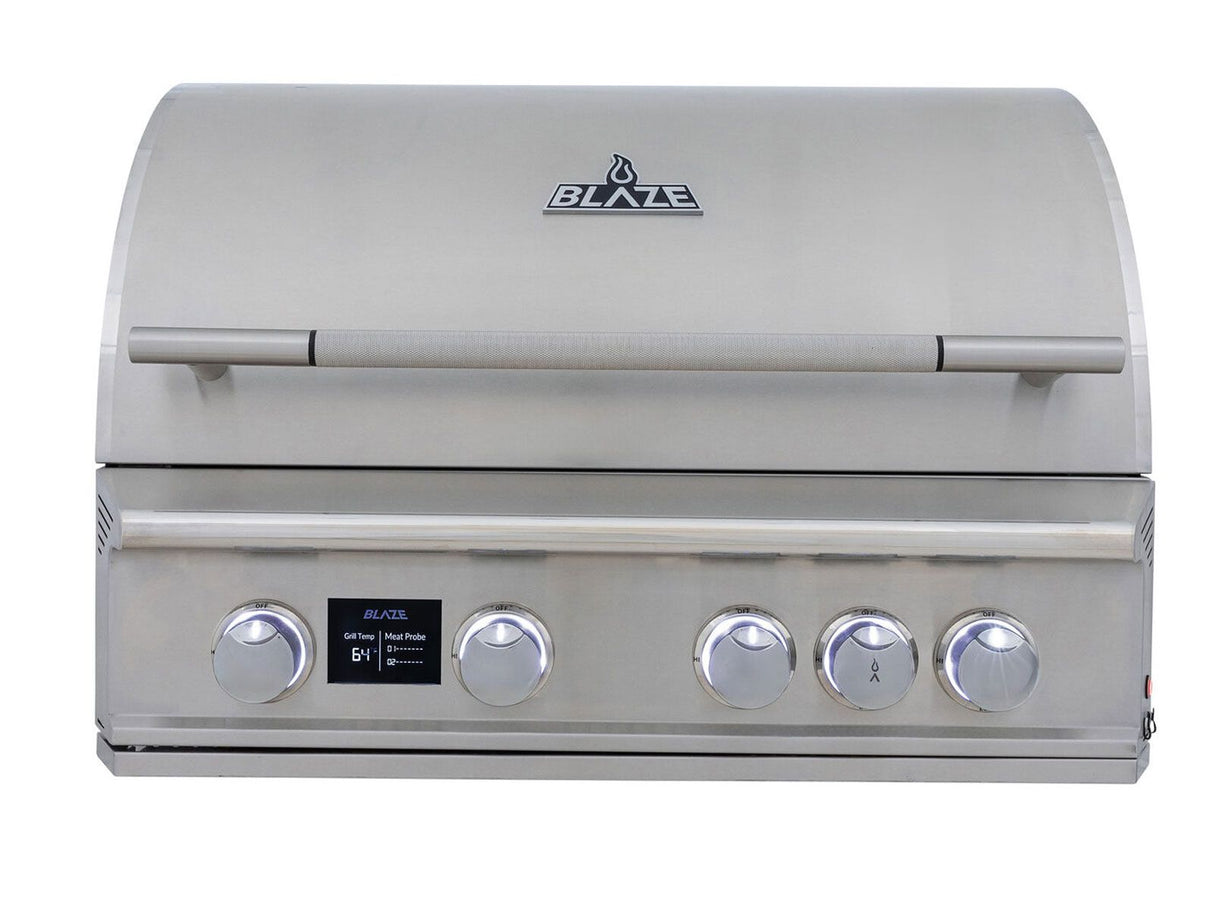 Blaze LTE PRO 32-Inch 4-Burner Built-In Gas Grill With Rear Infrared Burner & Rotisserie