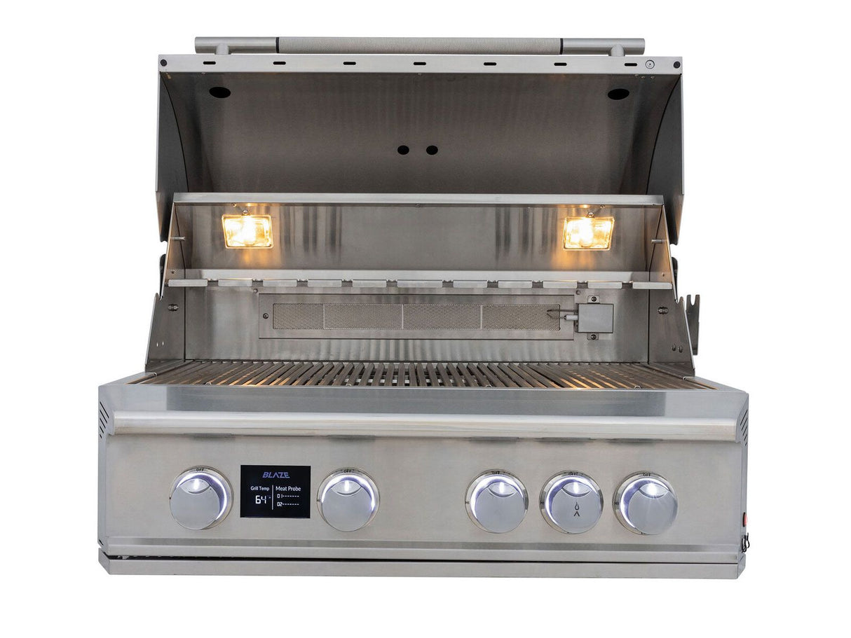 Blaze LTE PRO 32-Inch 4-Burner Built-In Gas Grill With Rear Infrared Burner & Rotisserie