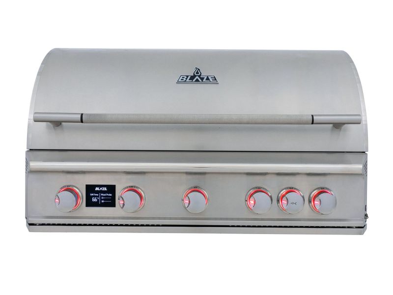 Blaze LTE PRO 40-Inch 5-Burner Built-In Gas Grill With Rear Infrared Burner & Rotisserie