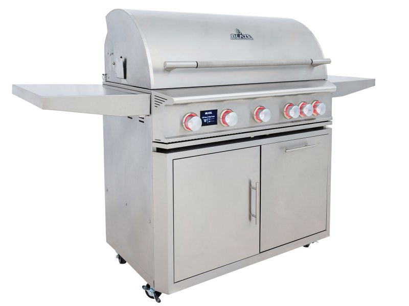 Blaze LTE PRO 40-Inch 5-Burner Gas Grill With Rear Infrared Burner & Rotisserie with Cart