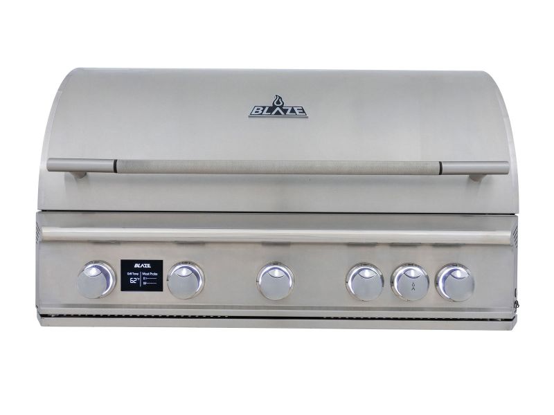 Blaze LTE PRO 40-Inch 5-Burner Built-In Gas Grill With Rear Infrared Burner & Rotisserie