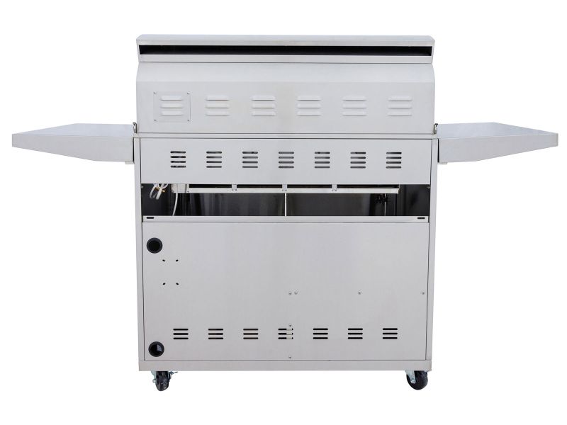 Blaze LTE PRO 40-Inch 5-Burner Gas Grill With Rear Infrared Burner & Rotisserie with Cart