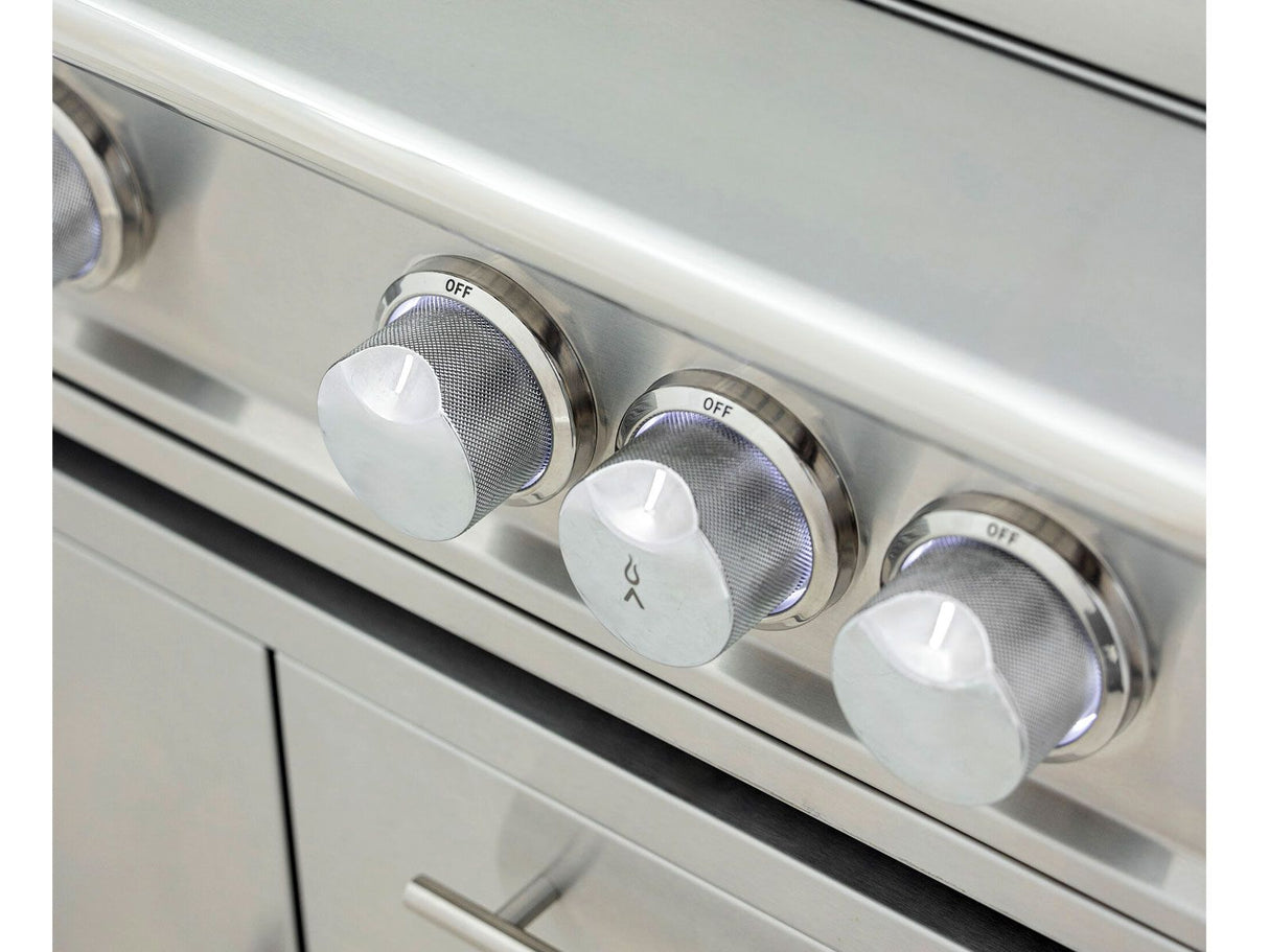 Blaze LTE PRO 32-Inch 4-Burner Gas Grill With Rear Infrared Burner & Rotisserie with Cart