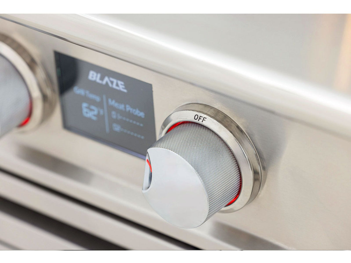 Blaze LTE PRO 32-Inch 4-Burner Gas Grill With Rear Infrared Burner & Rotisserie with Cart