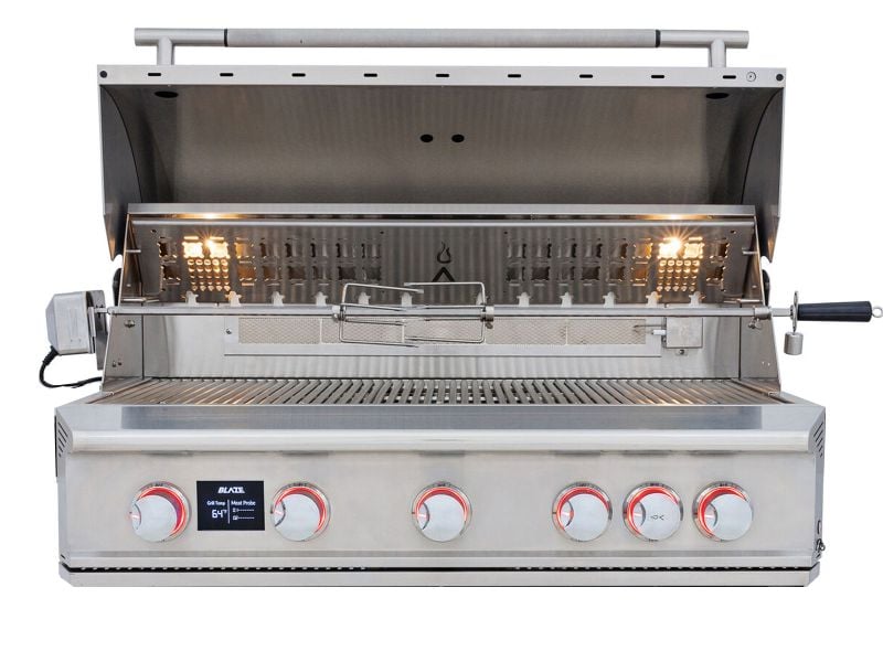 Blaze LTE PRO 40-Inch 5-Burner Built-In Gas Grill With Rear Infrared Burner & Rotisserie
