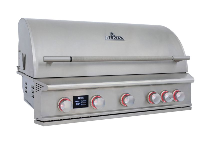 Blaze LTE PRO 40-Inch 5-Burner Built-In Gas Grill With Rear Infrared Burner & Rotisserie