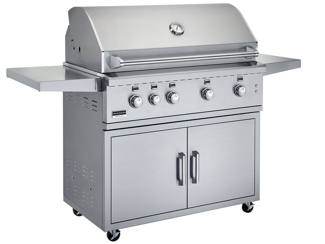 Broilmaster G-Series 42-inch gas grill on stainless steel cart BSG424N BSACT42