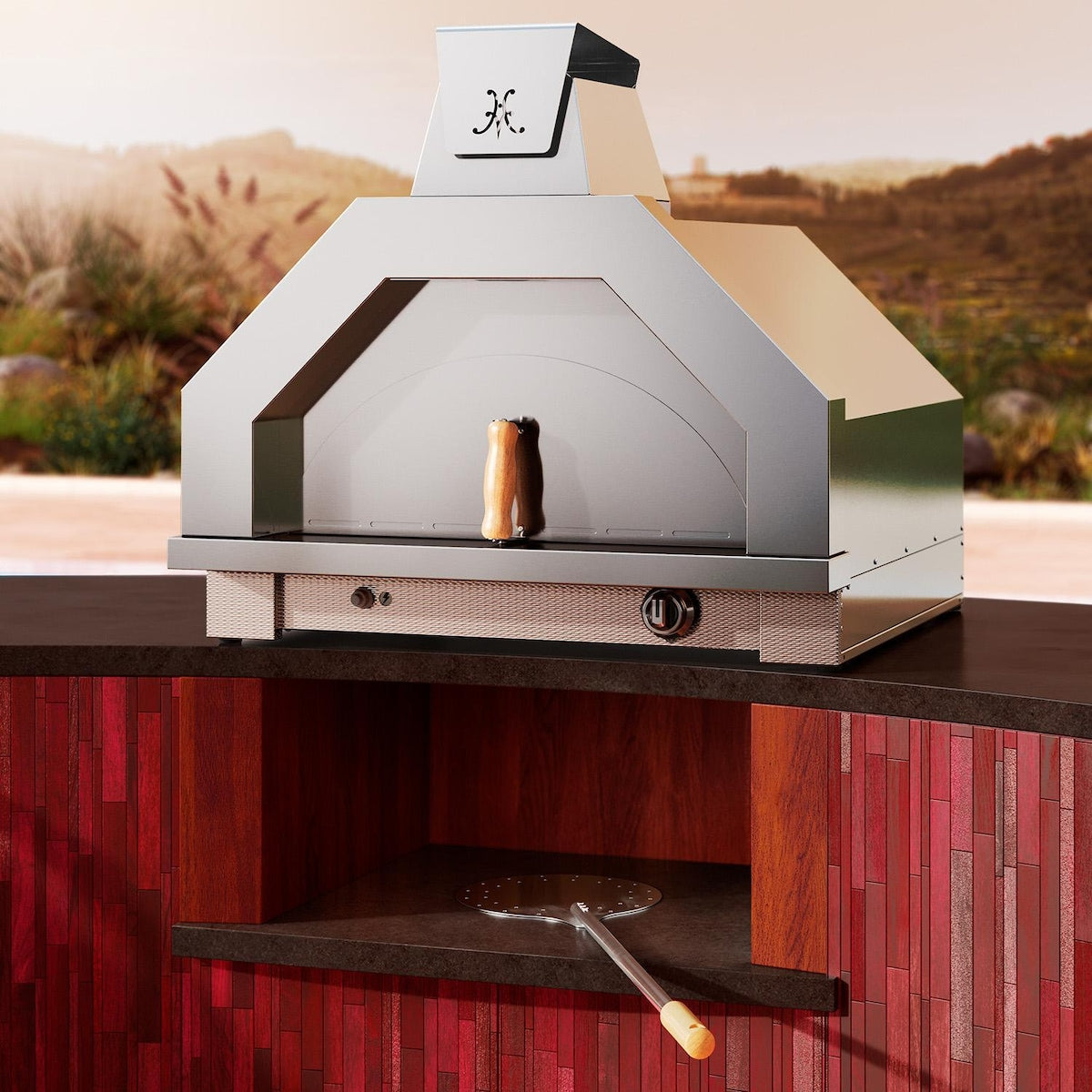 Hestan Campania Propane Pizza Oven W/Light Kit