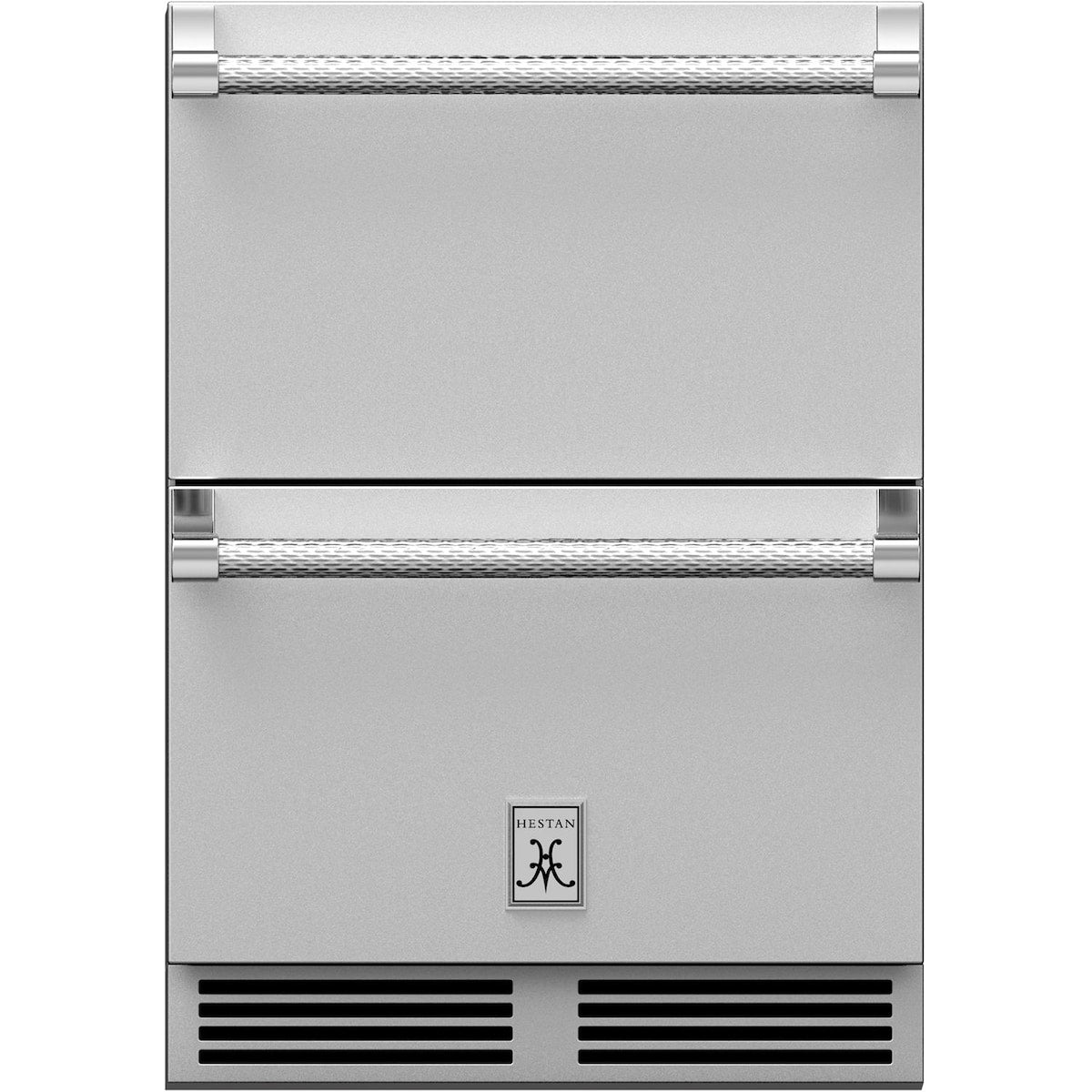 Hestan 24-Inch 5.2 Cu. Ft. Outdoor Rated Refrigerator Drawers