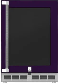 Hestan 24-Inch 5.0 Cu. Ft. Left Hinge Or Right Hinge Outdoor Rated Dual Zone Glass Door Refrigerator With Wine Storage